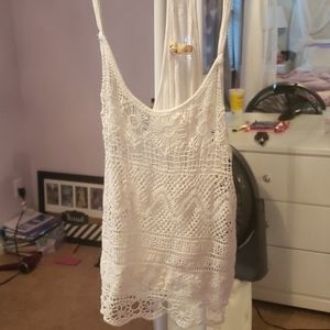Hollister Crochet Tank Top